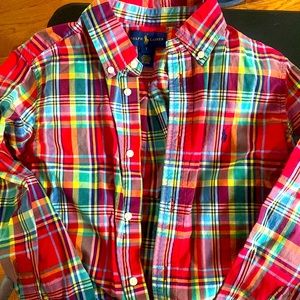 Ralph Lauren 3 shirts 2 long and one short sleeve .